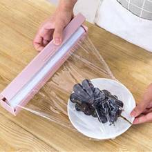 1Pc Preservative Film Cutters Cling Food Wrap Cutter Plastic Food Wrap Dispenser Storage Holder Simple Style Kitchen Accessories 2024 - buy cheap