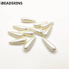 New arrival! 29x9mm 440pcs Imitation pearls Wrinkle effect Drop beads for Necklace,Earrings parts,hand Made Jewelry DIY 2024 - buy cheap