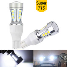 2pcs P21W Led Super Bright White Canbus BA15S 1157 BAY15D W21w 7443 T15 T20 1156 Car Lamps Tail Bulb Signal Brake Reverse Lights 2024 - buy cheap