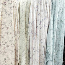 Sewing Fabric Chiffon Shirt Dress Chiffon Skirt Elegant Holiday Skirt Dress Floral Print Fabric 2024 - buy cheap