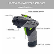 3.6V Cordless Electric Screwdriver Lithium-Ion Household Multifunction Drill Driver Power Gun Tools LED Light 2024 - buy cheap