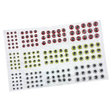 183pcs Waterproof Fishing Lure Eyes 3D Holographic Eyes Fly Tying Jigs Crafts DIY Fly Fishing Accessories 5mm/4mm/3mm/2mm 2024 - buy cheap