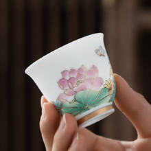 Taza de Kung Fu para el hogar, juego de té de Jingdezhen, de porcelana, individual 2024 - compra barato