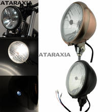 bike Retro Motorcycle Headlight Hi/Low Beam Head Lights Headlamp H4 For Harley Yamaha Honda Cafe Racer Bobber Choppers M10 Bolt 2024 - buy cheap