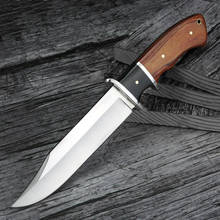 Outdoor Survival Knife Wild Hunting Knife Fixed Blade Camping Knife High Hardness Steel Japanese Mirror Manual Knife with Sheath 2024 - buy cheap