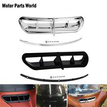 Motorcycle Fairing Vent Accent Cover &Windshield Trim CNC Windscreen Trim Black/Chrome For Harley Touring FLHX FLHT 2014-2018 2024 - buy cheap