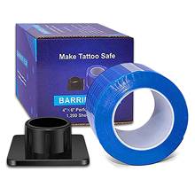 Lançamento 1 caixa filme barreira superfície descartável tatuagem cor azul para maquiagem permanente acessórios tatuagem frete grátis 2024 - compre barato