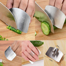 Protetor de dedo de faroot, protetor de aço inoxidável para corte de faca, ferramenta de cozinha 2024 - compre barato