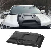 4x4 Car accessories black bonnet scoop hood cover with thailand style fro ranger t6 t7 px1 px2 mk1 mk2 wildtrak 2024 - buy cheap