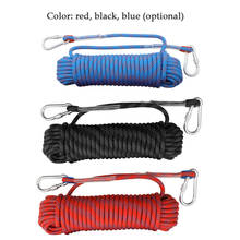 10m Outdoor Rock Climbing Rope Rock Climbing Equipment 10mm Diameter Emergency Paracord Rescue Safety Rope Hiking Accessory Tool 2024 - купить недорого