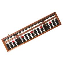 17 Digits Wooden Soroban Standard Abacus Chinese Calculator Counting Math Learning Tool Beginners 2024 - buy cheap