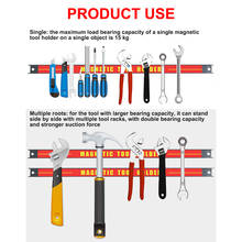 Магнитные держатели инструментов, мощный металлический магнит, сверхмощный настенный держатель, лента для отвертки, гаечный ключ 2024 - купить недорого