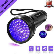 High quality UV Flashlight 100LED 51LED 21LED UV Light 395-400nm LED torch lantern Detector for Dog Urine Pet Stains and Bed Bug 2024 - buy cheap