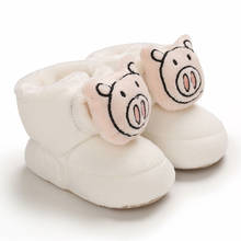 Зимняя обувь для маленьких девочек мягкие детские сапоги для девочек, теплые хлопковые ботиночки с круглым носком, зимние сапоги для мальчиков, рождественские подарки для младенцев от 6 до 15 месяцев 2024 - купить недорого
