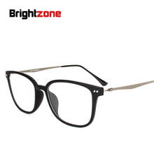 Óculos de miopia vintage, óculos para homens e mulheres, armação de óculos ótica grande de alta qualidade, melhor que tr90 2024 - compre barato