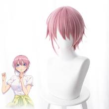 The Quintessential Quintuplets Nakano Ichika Wig Pink Purple Short Heat Resistant Synthetic Wigs Halloween Cosplay Props 2024 - buy cheap