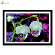Home Decoration 5D DIY Diamond Painting Flower Picture Full Diamond Embroidery Dew Natural Scene Cross Stitch Kits Mosaic Gift 2024 - buy cheap