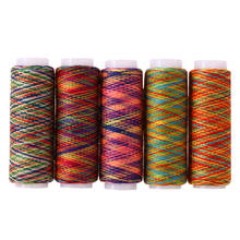 5pcs Sewing Thread Rainbow Color Hand Quilting Embroidery Polyester Sewing Thread Home DIY Sewing Yarn Knitting Accessories 2024 - buy cheap