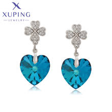 Xuping Jewelry New Style Heart Shape Dangle Crystals Earrings for Women Popular Design Wedding Gift 20387 2024 - buy cheap