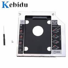 Kebidu-caja de disco duro 9,5 SATA 3,0, carcasa de aluminio para ordenador portátil y Metal, HDD Caddy de 2,5 pulgadas, SATA III 3,0 SSD HDD, CD-ROM ODD 2024 - compra barato