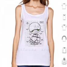 Droid Project Tank Top Vest Sleeveless Men Women Cotton Marvin H2G2 The Hitchhikers Guide To The Galaxy Douglas Adams Droid 2024 - buy cheap