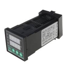 Controlador de temperatura Digital PID REX-C100(M) 0 a 400 °C, salida de relé tipo K R9JF 2024 - compra barato