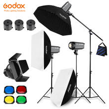 Godox 450W SL-150W непрерывный свет студийный светодиодный свет, софтбокс, световая стойка, студийная стрела световая стойка для студийной фотосъемки 2024 - купить недорого