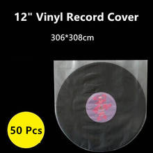 50Pcs 12" Vinyl Record Protecter LP Record Plastic Bags Anti-static Record Sleeves Outer Inner Plastic Cover Container ZXX1126 2024 - buy cheap