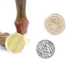 Leaves Pattern Wax Seal Stamp B23 Custom  wedding Initial Stamps Wood Handle DIY Ancient Retro Seal wax Stamp 2024 - buy cheap