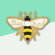 Broche de animais de abelha! Alfinete animal mel abelha amarela fofa emblema para estética presentes jóias acessórios de roupas para amigos 2024 - compre barato