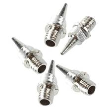 Best Nozzle Replacement Stainless Steel 0.2mm for Airbrush 5Pcs 2024 - buy cheap