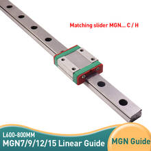 Guía lineal de 1 pieza de longitud, 600mm, 700mm, 800mm con 1 deslizador, MGN9C, MGN9H, MGN12C, MGN12H, MGN15C, MGN15H, MGN 2024 - compra barato