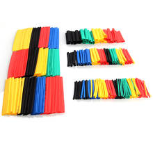 70/127/164/328/530Pcs Assorted Polyolefin Heat Shrink Tubing Tube Cable Sleeves Wrap Wire Set 8 Sizes Multicolor/Black 2024 - buy cheap