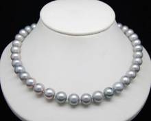 Collar de perlas blancas del Mar del Sur, accesorio Natural de 9-10mm, 14K, envío gratis 2024 - compra barato