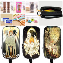 The Promised Neverland Anime Pencil Case Large Capacity Pencil Bag Coin Storage Pouch Students Cartoon Pen Bag Small Makeup Bag 2024 - buy cheap