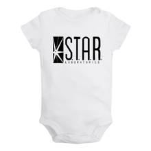 Star laboratories a série flash tv s. t. a. r. Laboratórios keith scott bebê recém-nascido outfits macacão impressão infantil bodysuit roupas 2024 - compre barato