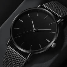 2020 Reloj Mujer Ladies Fashion Metal Hour Casual Simple Quartz Wrist Watch Woman Black Mesh Stainless Steel Saa Bracele Watch 2024 - buy cheap