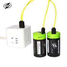 ZNTER-Batería de 1,5 V y 4000mAh, Micro USB, recargable, D Lipo LR20, para cámara RC, accesorios de Dron 2024 - compra barato