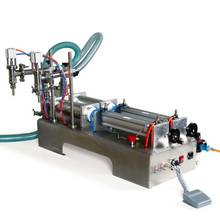 Table Top 2 Head Liquid Filling Machine for Juice,Milk Liquid Filling Packing Machine 100-1000ML 2024 - buy cheap