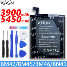 Bateria kikiss bm42 bm45 bm46 bn41, bateria grátis para xiaomi redmi note 1 2 3 4/redmi note 4x pro 4g + 64g/note2/note3/note4 2024 - compre barato
