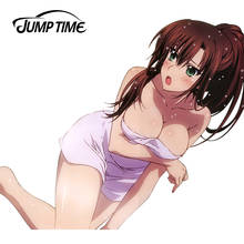 JumpTime 13cm x 7.6cm Hot Girl Anime Strike The Blood Vinyl Wrap Sexy Beauty Car Decal Sticker Racing Waterproof 2024 - buy cheap