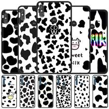 Funda para Motorola Moto G9 Play One Fusion Plus G8 Power Lite, carcasa suave, Hype G Stylus E7 E6s, cubierta de teléfono, leche de vaca, negro y blanco 2024 - compra barato