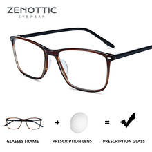 ZENOTTIC Retro Acetate Prescription Progressive Glasses Frames For Men Hyperopia Myopia Anti Blue Ray Lenses Optical Eyeglasses 2024 - buy cheap