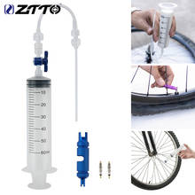 MTB Mountain Road Bicycle Bike Tubeless Sealant Injector With Multifunctional Valve Cap Valve Core Tool For Bike Tubeless Tire 2024 - buy cheap