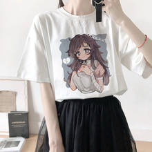 Аниме футболка Mikan Tsumiki футболка для женщин аниме Женская летняя футболка Kawaii милые девушки японский стиль Харадзюку футболки Ulzzang 2024 - купить недорого