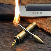 Matches Keychain Lighter Flint Fire Starter Permanent Match Striker Creative Cool Kerosene Lighter Gadgets For Men 2024 - buy cheap