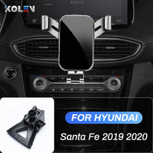 Soporte de teléfono móvil para coche, accesorio especial de navegación, para Hyundai Santa Fe 2019 2020 TM, salida de ventilación 2024 - compra barato