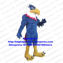 Blue Eagle Hawk Tercel Tiercel Falcon Vulture Mascot Costume Cartoon Character Festival Gift Routine Press Briefing zx2295 2024 - buy cheap