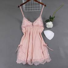 Hot Sale Women Sexy Lingerie Lace Sleepwear Nightdress Strappy Deep V Neck Hot Robe Dress Nighty Gown Night Dress Homewear 2024 - buy cheap