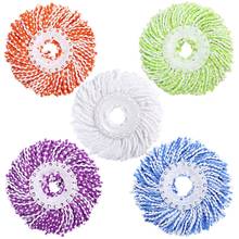 Microfiber Cotton Spin Mop Heads Replacement - 5 Pack Refills Compatible 360 Spinning Magic Mops - Round Shape Standard Size Mul 2024 - buy cheap